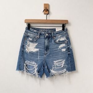 American Eagle Highest Rise Baggy Denim Shorts (Size 2 / 26W) NWT